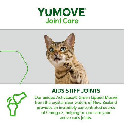 YuMOVE Joint Care for Cats Hip & Joint Supplement, Mobility Support 60 Pack