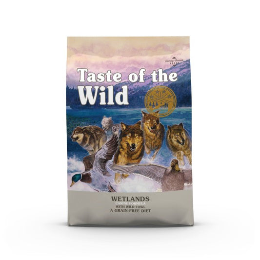 Taste of the Wild Grain-Free Dry Dog Food Adult All Breeds Wetlands Canine Formula with Roasted Fowl