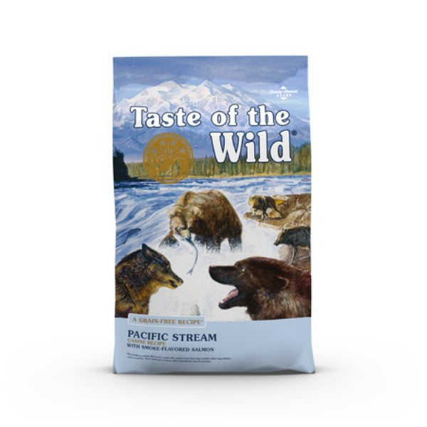 Taste Of The Wild Grain-Free Dry Dog Food Adult Pacific Stream Formula High-Protein Canine Nutrition