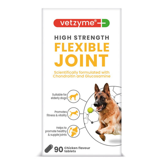 Vetzyme High Strength – Advanced Flexible Joint Support for Dogs