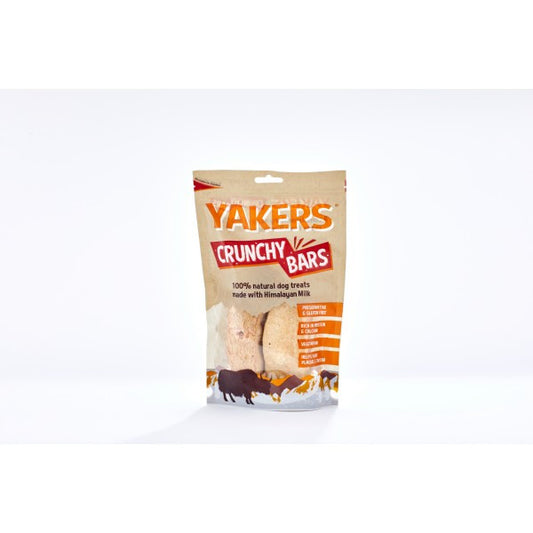 Yakers Crunchy Dog Chew Bars Natural Dental Treats for Dogs