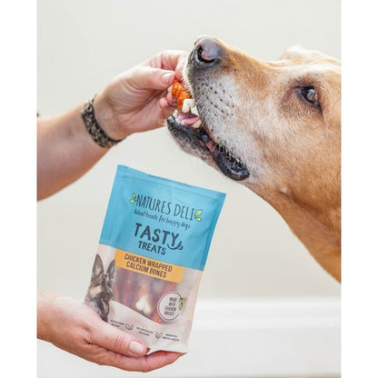 Natures Deli Chicken Wrapped Calcium Bone 100g