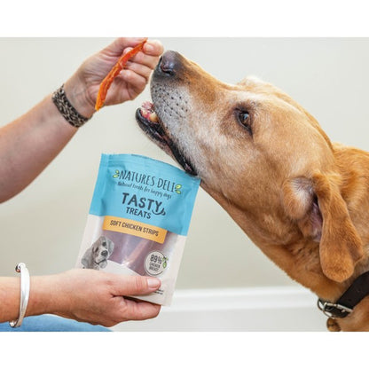 Natures Deli Soft Chicken Strips 100g