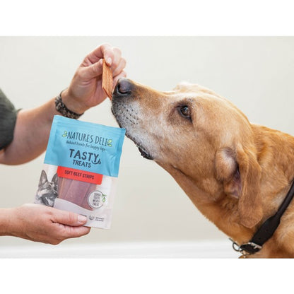 Natures Deli Soft Beef Strips 100g