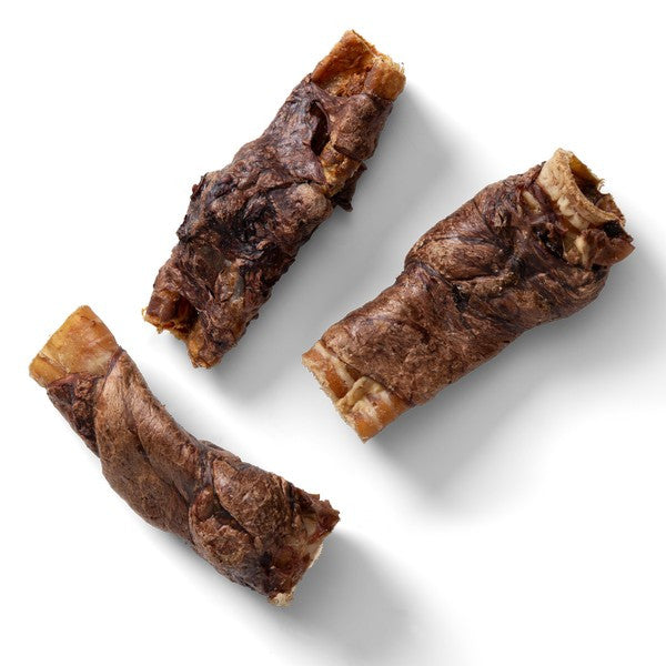 NAW Buffalo Dog Wraps 3-Pack High-Protein Chewy Treats for Dogs