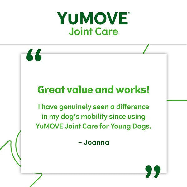 YuMOVE Joint Care for Young Dogs Hip & Joint Supplement, Mobility Support 240 Pack