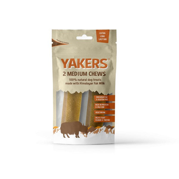 Dog Chew Medium Yakers 2 Pack