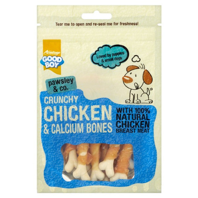 Good Boy Pawsley & Co Crunchy Chicken & Calcium Bones 100g