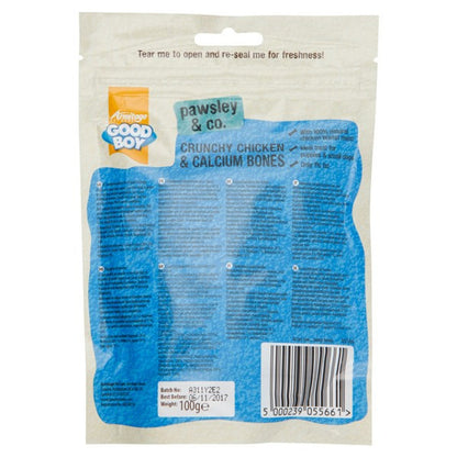 Good Boy Pawsley & Co Crunchy Chicken & Calcium Bones 100g