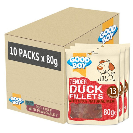 Good Boy Pawsley & Co Tender Duck Fillets 80g Case of 10
