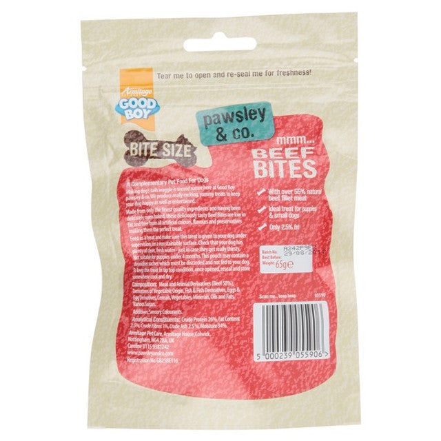 Good Boy Pawsley Deli Bites Beef 65g Case of 10