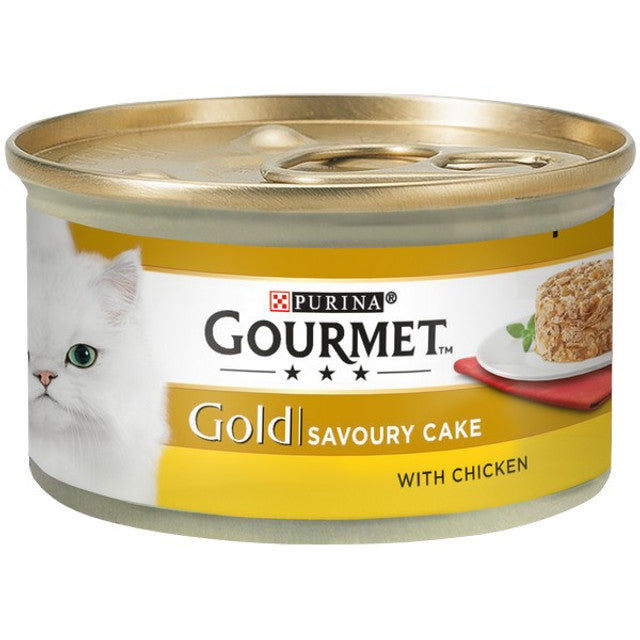 Gourmet Gold Savoury Cake Chicken 85g Case of 12