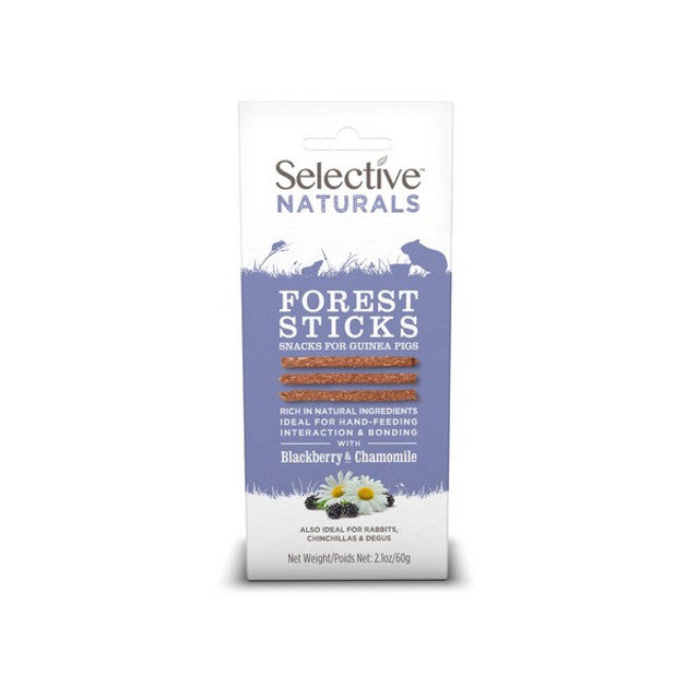 Selective Naturals Forest Sticks for Guinea Pigs with Blackberry & Chamomile