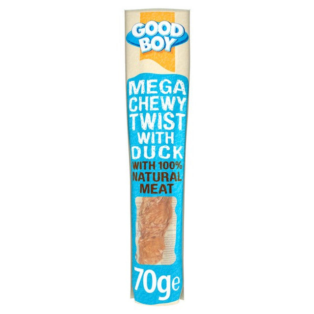 Good Boy Pawsley & Co Mega Chewy Twist Duck 70g Case of 18