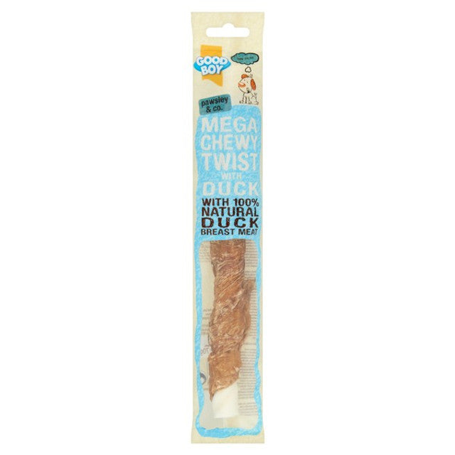 Good Boy Pawsley & Co Mega Chewy Twist Duck 70g Case of 18