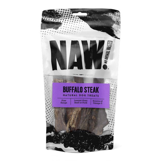NAW Buffalo Steak 200g Premium Frozen Buffalo Meat for Dogs High-Protein Natural Dog Food