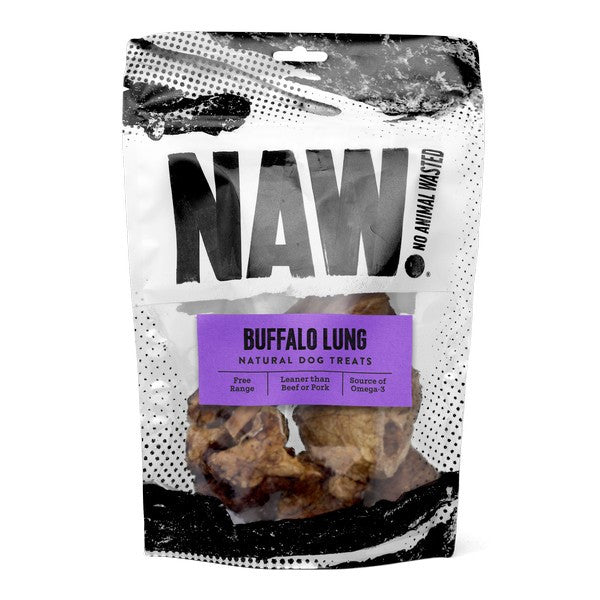 NAW Buffalo Lung Dog Treats 130g High-Protein Chewy Natural Snack for Dogs