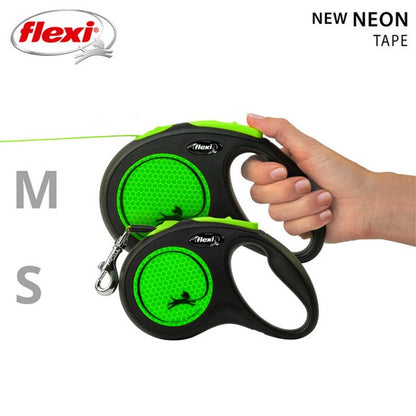 Flexi New Neon M Tape 5m Neon Green