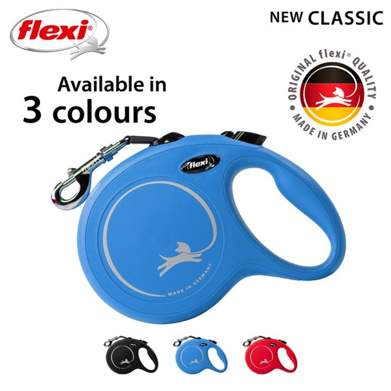 Flexi New Classic L Tape 8m Blue