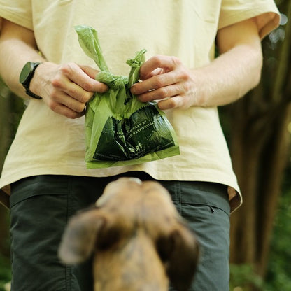 Beco Unscented Recycled Dog Poop Bags with Handles Eco-Friendly Biodegradable Waste Bags x120 Pack