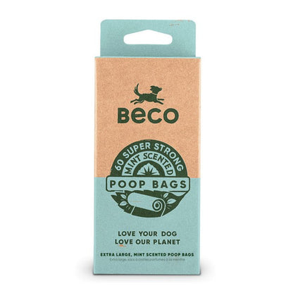 Dog Poop Bags Mint Scented Recycled Beco 60 Pack