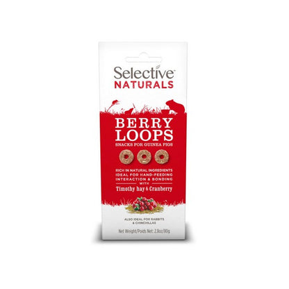 Selective Naturals Berry Loops with Timothy Hay & Cranberry 80g