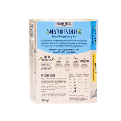 Natures Deli Puppy GF Turkey 395g
