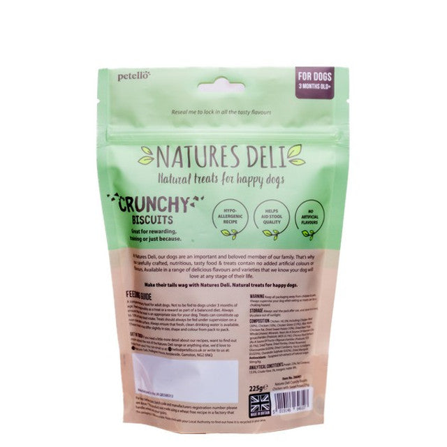 Natures Deli Crunchy Biscuit Chicken With Sweet Potato 225g