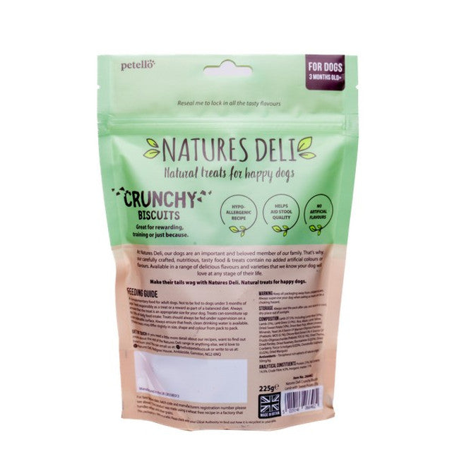 Natures Deli Crunchy Biscuit Lamb With Sweet Potato 225g