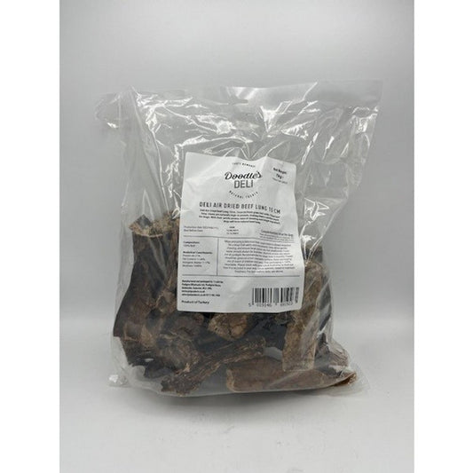 Doodles Deli Air Dried Beef Lung 15cm 1kg