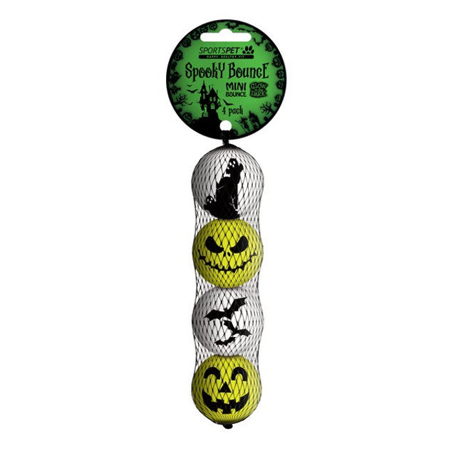 Sportspet Mini Bounce (45mm) Halloween GLOW 4 Pack