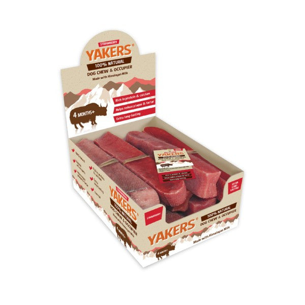 Dog Chew Strawberry Extra Large Yakers