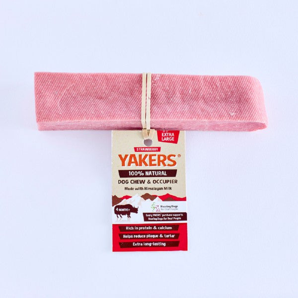 Dog Chew Strawberry Extra Large Yakers