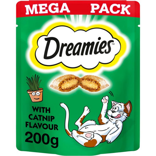 Dreamies Cat Treats with Catnip 200g