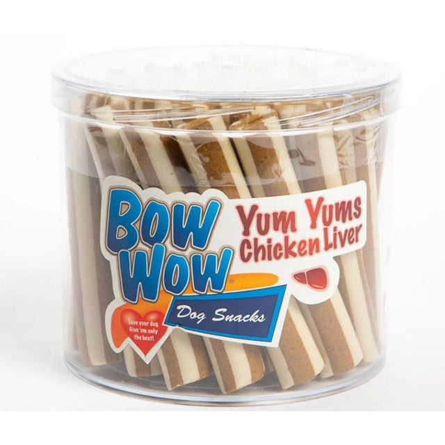 Bow Wow Yum Yums Chicken Liver 40g (dcse 35)