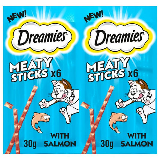 Dreamies Meaty Sticks with Salmon 30g