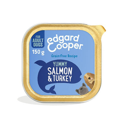 Edgard & Cooper Wet Cup for Dogs Salmon & Turkey 150g