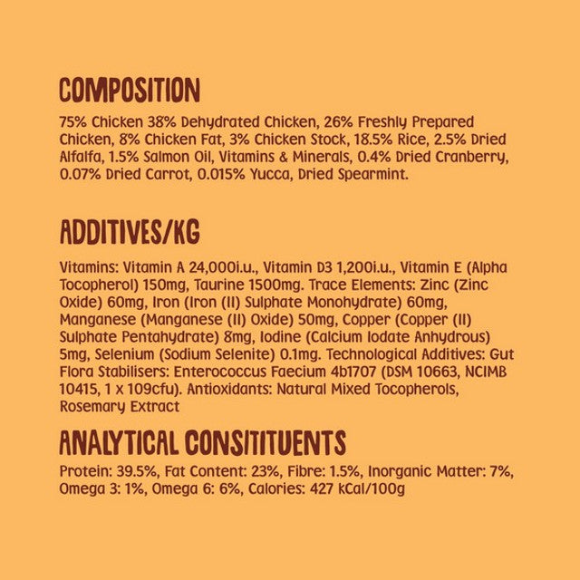 Scrumbles Dry Cat Food Adult Chicken 750g