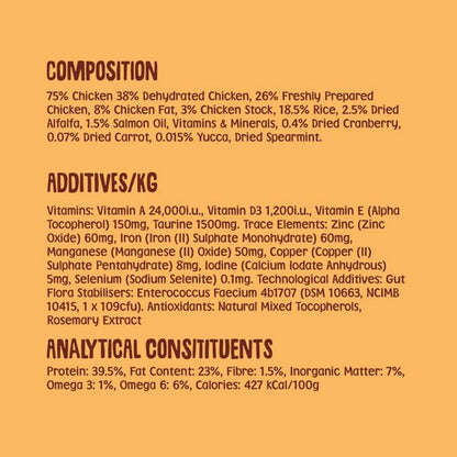 Scrumbles Dry Cat Food Adult Chicken 750g