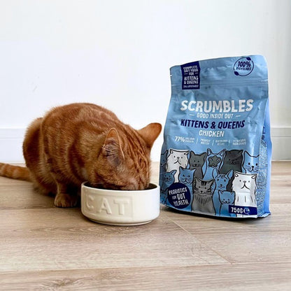Scrumbles Dry Cat Food Kitten Chicken 750g