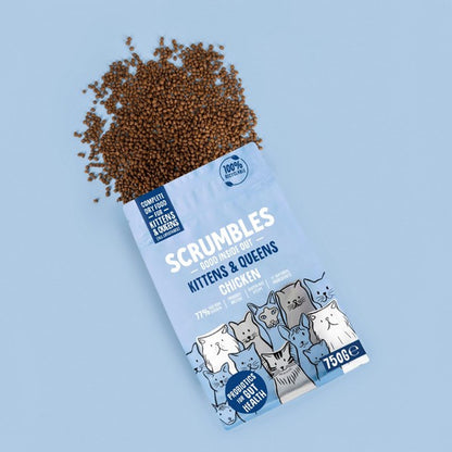Scrumbles Dry Cat Food Kitten Chicken 750g