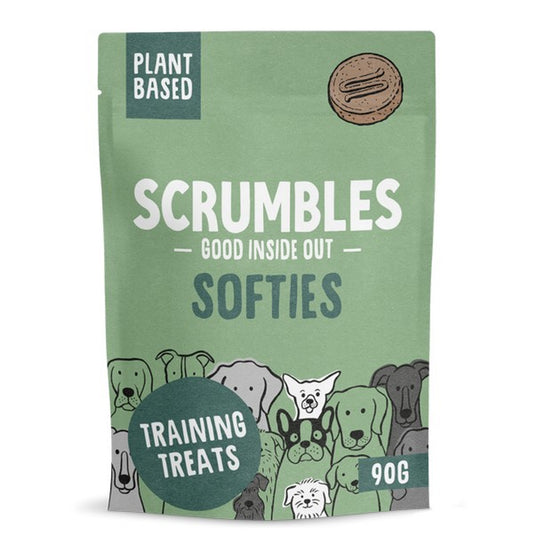 Scrumbles Dog Treats Softies Plant Based Training Treats 90g Case of 8