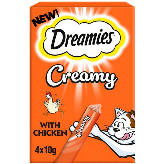 Dreamies Creamy Cat Treats with Chicken 40g