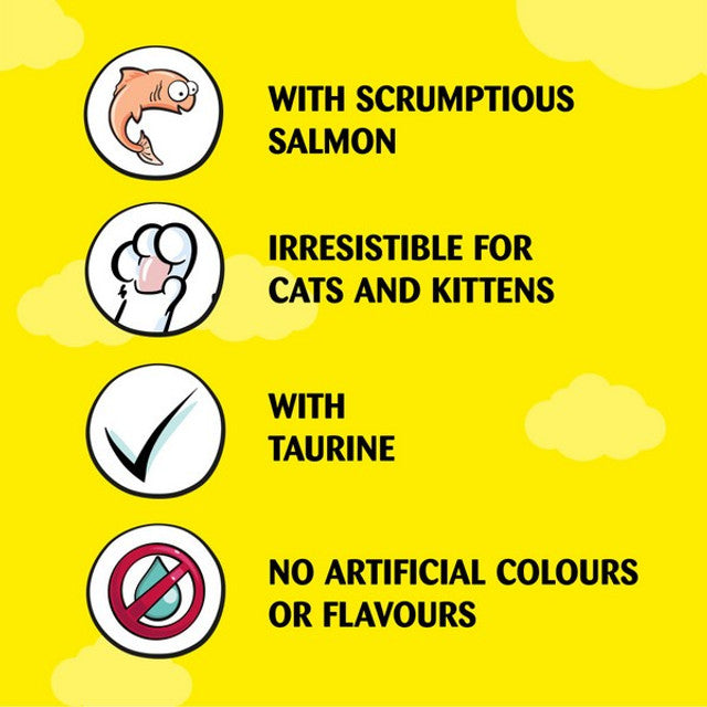 Dreamies Creamy Cat Treats with Salmon 40g
