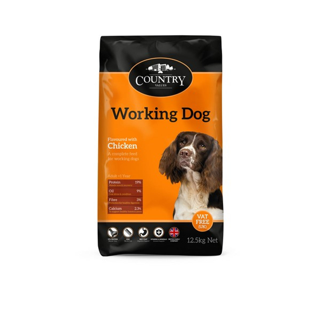 Country Value Working Dog Chicken 12.5kg
