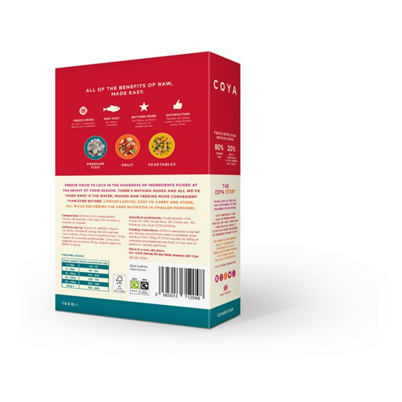 Coya Adult Dog Food - Fish 150g