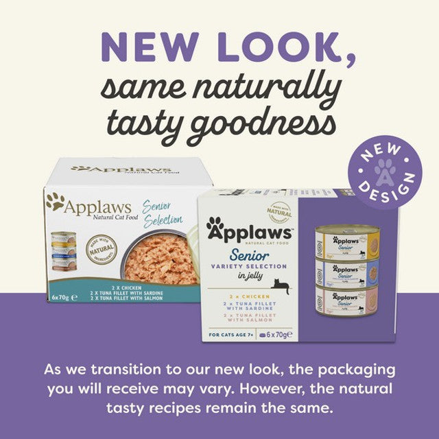 Applaws Cat Tin Multipack (6x70g) Senior Selection