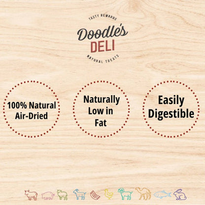 Doodles Deli Air Dried Beef Neck Sinew 8 x 100g