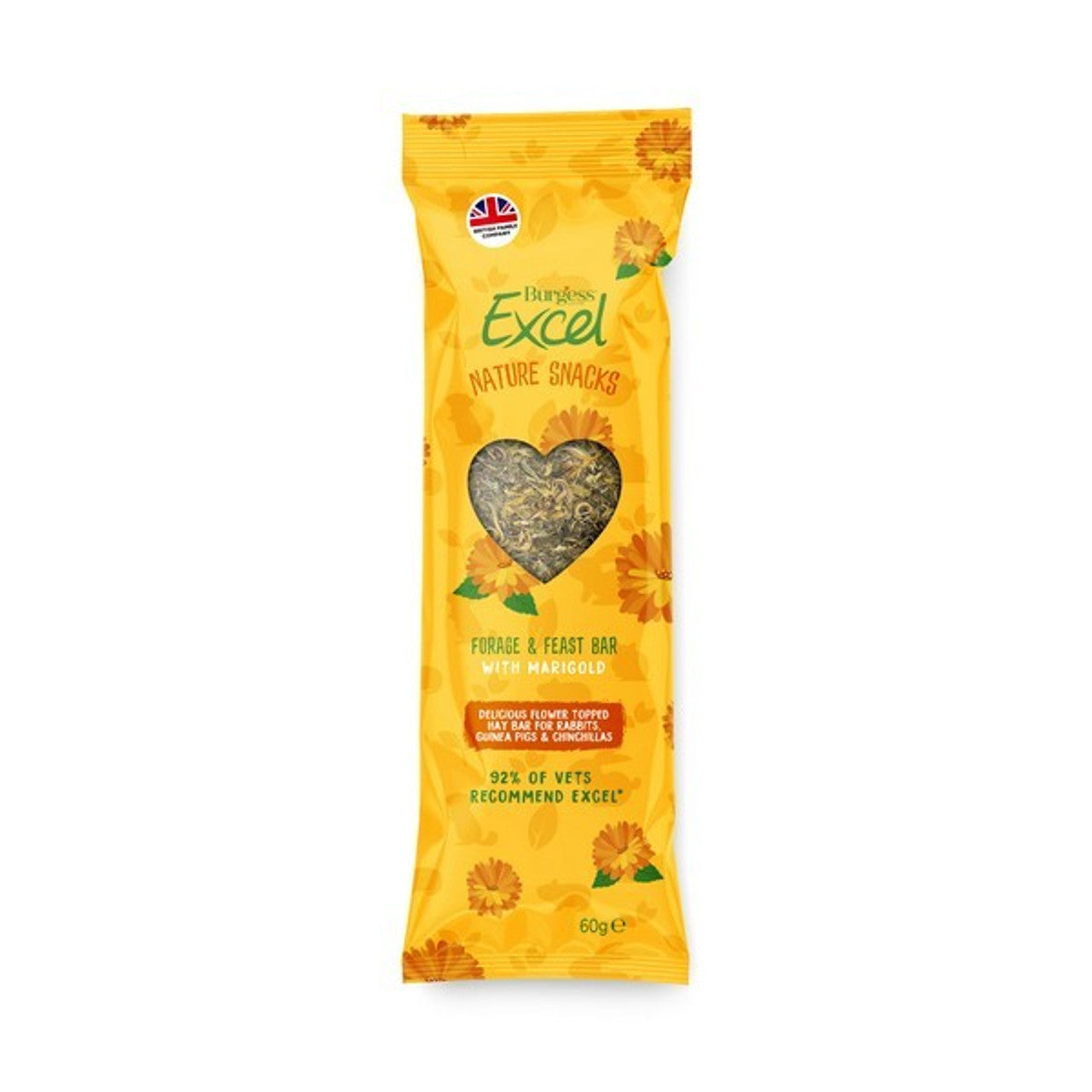 Burgess Excel Forage & Feast Bar Marigold 60g