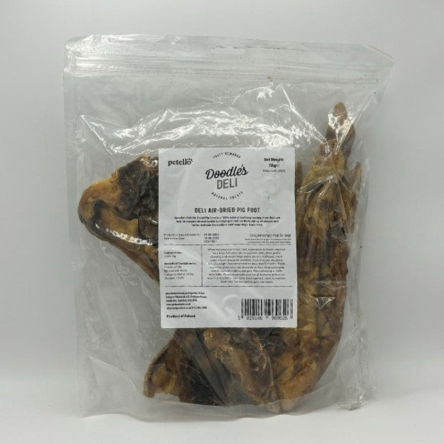 Doodles Deli Air Dried Pig Foot 1kg